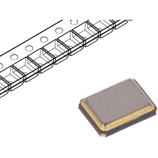 3225-12.288M-SR; Resonator: quartz; 12.288MHz; ±10ppm; 9pF; SMD; 3.2x2.5x0.7mm; SR PASSIVES 3225-12.288M-SR; Resonator: quartz; 12.288MHz; ±10ppm; 9pF; SMD; 3.2x2.5x0.7mm; SR PASSIVES