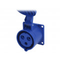 323-6; Connector: AC supply; socket; female; 32A; 230VAC; IEC 60309; IP54; PCE 323-6; Connector: AC supply; socket; female; 32A; 230VAC; IEC 60309; IP54; PCE