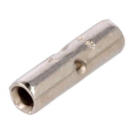 323795; Butt splice; non-insulated; copper; 1.25÷2mm2; nickel plated; TE Connectivity