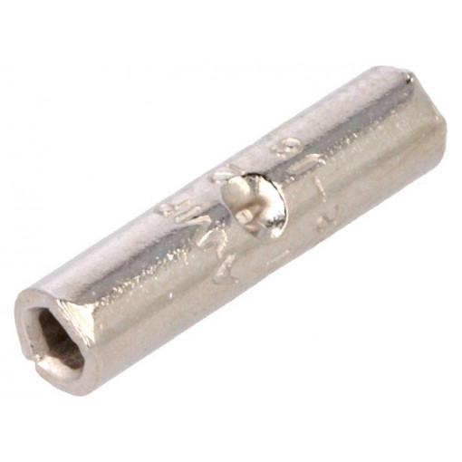 323796; Butt splice; non-insulated; copper; 0.3÷1.42mm2; nickel plated; TE Connectivity