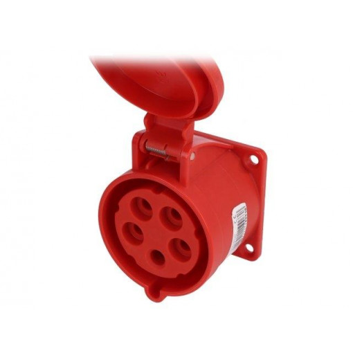 325-6; Connector: AC supply 3-phase; socket; female; 32A; 400VAC; IP44; PCE