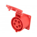 325-6F7; Connector: AC supply 3-phase; socket; female; 32A; 400VAC; IP44; PCE 325-6F7; Connector: AC supply 3-phase; socket; female; 32A; 400VAC; IP44; PCE
