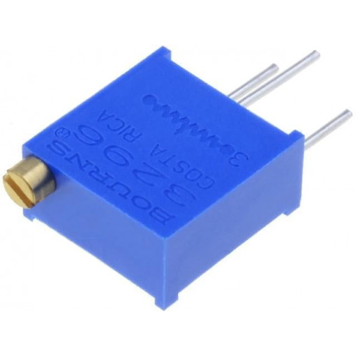 3296Y-1-104LF; Potentiometer: mounting; multiturn; 100kΩ; 500mW; THT; ±10%; linear; BOURNS 3296Y-1-104LF; Potentiometer: mounting; multiturn; 100kΩ; 500mW; THT; ±10%; linear; BOURNS