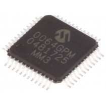 PIC32MM0064GPM048-I/PT; PIC microcontroller; Memory: 64kB; SRAM: 16kB; 2÷3.6VDC; SMD; MICROCHIP TECHNOLOGY