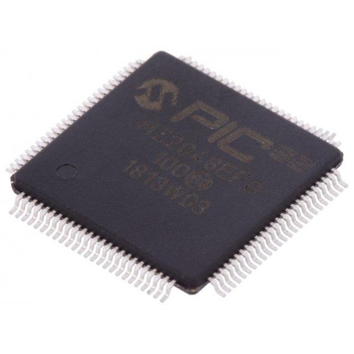 PIC32MZ2048EFG100-I/PT; PIC microcontroller; Memory: 2048kB; SRAM: 512kB; 2.2÷3.6VDC; SMD; MICROCHIP TECHNOLOGY