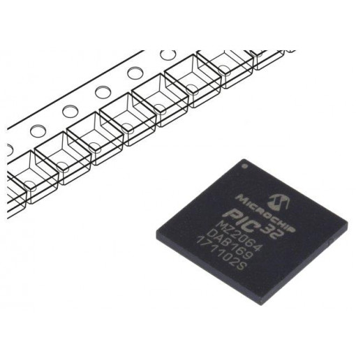 PIC32MZ2064DAB169-I/HF; PIC microcontroller; Memory: 2048kB; SRAM: 640kB; 2.2÷3.6VDC; SMD; MICROCHIP TECHNOLOGY