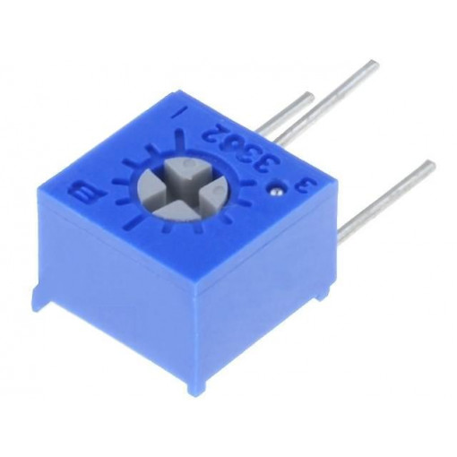 3362W-1-504LF; Potentiometer: mounting; single turn,vertical; 500kΩ; 500mW; ±10%; BOURNS
