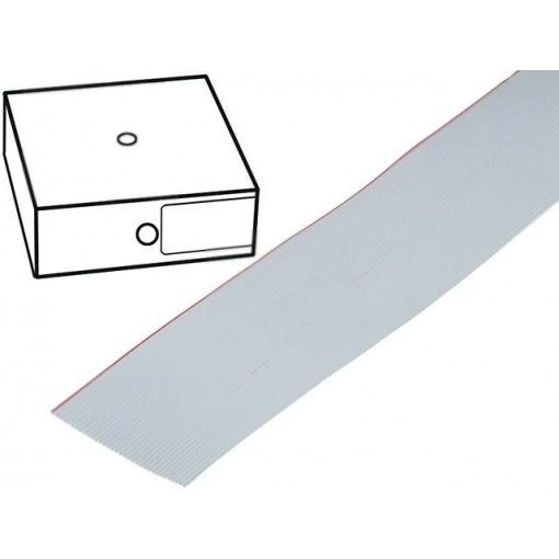 3365/16SF (100FT); Wire: ribbon; 1.27mm; stranded; Cu; 16x28AWG; unshielded; PVC; grey; 3M