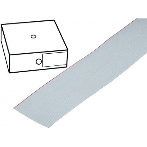 3365/40SF (100FT); Wire: ribbon; 1.27mm; stranded; Cu; 40x28AWG; unshielded; PVC; grey; 3M