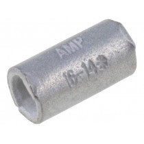 34137; Butt splice; non-insulated; brass; 1.25÷2mm2; tinned; crimped; TE Connectivity