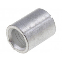 34318; Butt splice; 8mm2; tinned; crimped; TE Connectivity