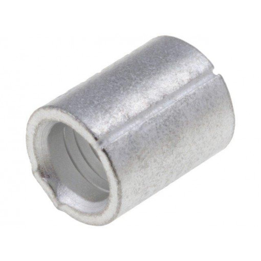 34318; Butt splice; 8mm2; tinned; crimped; TE Connectivity