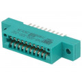 345-020-520-202; Card edge; PIN: 20; soldered; on PCBs; gold-plated; 2.54mm; EDAC