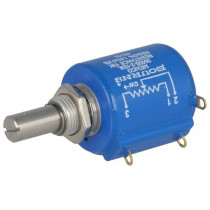 3500S-2-103L; Potentiometer: shaft; 10kΩ; 2W; ±3%; 6.35mm; linear; wirewound; IP65; BOURNS 3500S-2-103L; Potentiometer: shaft; 10kΩ; 2W; ±3%; 6.35mm; linear; wirewound; IP65; BOURNS