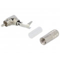 3502RA; Plug; RCA; male; angled 90°; soldering; silver; nickel plated; SWITCHCRAFT 3502RA; Plug; RCA; male; angled 90°; soldering; silver; nickel plated; SWITCHCRAFT