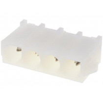 350430-1; Socket; wire-board; male; Universal MATE-N-LOK; 6.35mm; PIN: 4; TE Connectivity