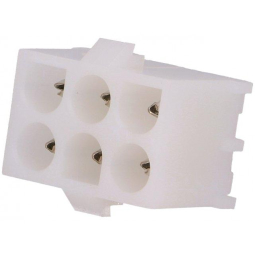 350431-1; Socket; wire-board; male; Universal MATE-N-LOK; 6.35mm; PIN: 6; TE Connectivity 350431-1; Socket; wire-board; male; Universal MATE-N-LOK; 6.35mm; PIN: 6; TE Connectivity