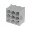 350712-1; Socket; wire-wire/PCB; male; Universal MATE-N-LOK; 6.35mm; PIN: 9; TE Connectivity 350712-1; Socket; wire-wire/PCB; male; Universal MATE-N-LOK; 6.35mm; PIN: 9; TE Connectivity