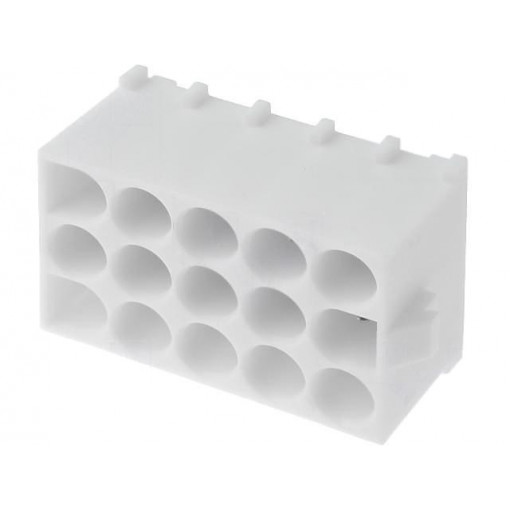 350714-1; Socket; wire-board; male; Universal MATE-N-LOK; 6.35mm; PIN: 15; TE Connectivity