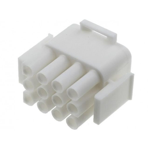 350735-1; Plug; wire-wire/PCB; male/female; Universal MATE-N-LOK; 6.35mm; TE Connectivity