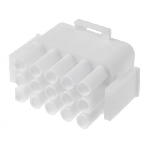 350736-1; Plug; wire-board; male/female; Universal MATE-N-LOK; 6.35mm; 600V; TE Connectivity