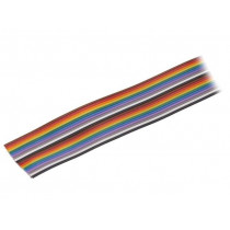 3540 MC005; Wire: ribbon; stranded; Cu; 10x24AWG; unshielded; PVC; 150/600V; ALPHA WIRE