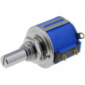 3540S-1-102L; Potentiometer: shaft; multiturn; 1kΩ; 2W; ±5%; 6.35mm; linear; IP40; BOURNS