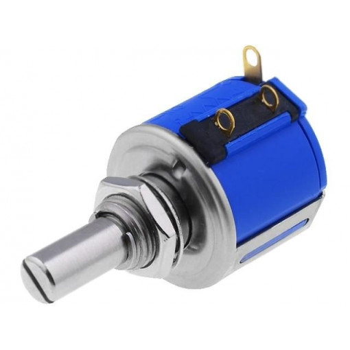 3541H-1-103L; Potentiometer: shaft; multiturn; 10kΩ; 2W; ±10%; 6.35mm; linear; BOURNS