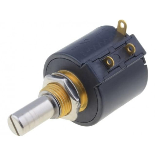 3547S-1AA-102A; Potentiometer: shaft; multiturn; 1kΩ; 1W; ±3%; 6.35mm; linear; IP40; BOURNS
