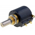3547S-1AA-502A; Potentiometer: shaft; multiturn; 5kΩ; 1W; ±3%; 6.35mm; linear; IP40; BOURNS