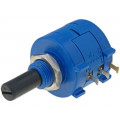 3590S-1-102L; Potentiometer: shaft; multiturn; 1kΩ; 2W; ±5%; 6.35mm; linear; IP40; BOURNS