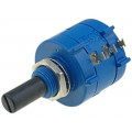 3590S-1-502L; Potentiometer: shaft; multiturn; 5kΩ; 2W; ±5%; 6.35mm; linear; IP40; BOURNS