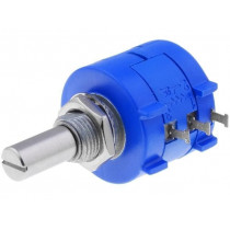 3590S-4-103L; Potentiometer: shaft; multiturn; 10kΩ; 2W; ±5%; 6.35mm; linear; IP65; BOURNS