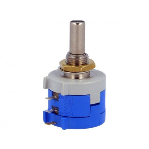 3590S-6-502L; Potentiometer: shaft; 5kΩ; 2W; ±5%; 6mm; linear; wirewound; L: 12.6mm; BOURNS