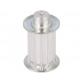 36 AT5   12-200ZA; Belt pulley; AT5; W: 25mm; whell width: 36mm; Ø: 17.85mm; aluminium; OPTIBELT 36 AT5   12-200ZA; Belt pulley; AT5; W: 25mm; whell width: 36mm; Ø: 17.85mm; aluminium; OPTIBELT