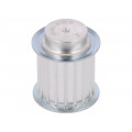 36 AT5   18-200ZA; Belt pulley; AT5; W: 25mm; whell width: 36mm; Ø: 27.4mm; aluminium; OPTIBELT 36 AT5   18-200ZA; Belt pulley; AT5; W: 25mm; whell width: 36mm; Ø: 27.4mm; aluminium; OPTIBELT