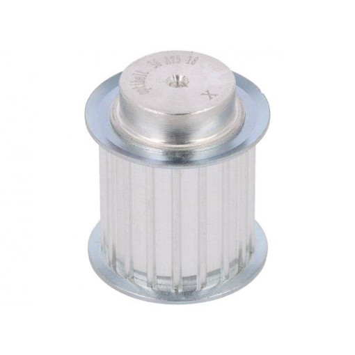 36 AT5   18-200ZA; Belt pulley; AT5; W: 25mm; whell width: 36mm; Ø: 27.4mm; aluminium; OPTIBELT