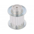 36 T5      16-200ZA; Belt pulley; T5; W: 25mm; whell width: 36mm; Ø: 24.6mm; aluminium; OPTIBELT 36 T5      16-200ZA; Belt pulley; T5; W: 25mm; whell width: 36mm; Ø: 24.6mm; aluminium; OPTIBELT