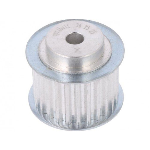 36 T5      25-200ZA; Belt pulley; T5; W: 25mm; whell width: 36mm; Ø: 39mm; aluminium; ZRS; OPTIBELT