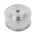 36 T5      40-200ZA; Belt pulley; T5; W: 25mm; whell width: 36mm; Ø: 62.85mm; aluminium; OPTIBELT 36 T5      40-200ZA; Belt pulley; T5; W: 25mm; whell width: 36mm; Ø: 62.85mm; aluminium; OPTIBELT
