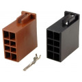 ; Kit; socket; ISO; PIN: 16; 16 pins,2x housing for ISO socket; 4CARMEDIA