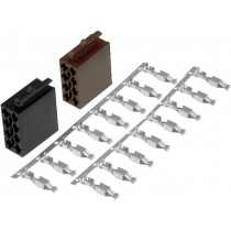 ; Kit; plug; ISO; PIN: 16; 16 pins,2x housing for ISO plug; 4CARMEDIA