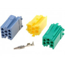 ; Kit; plug; Mini ISO; PIN: 20; 4CARMEDIA