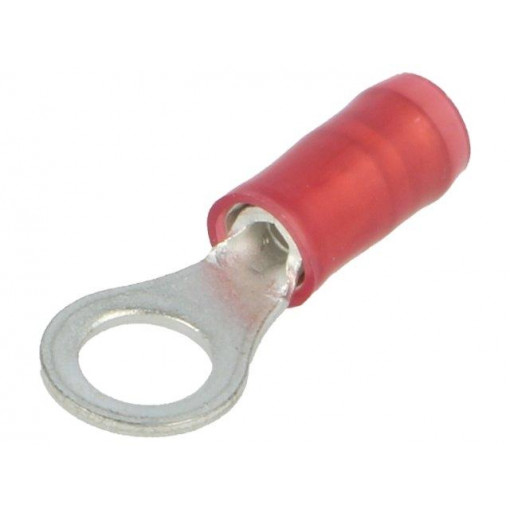 36153; Ring terminal; Ø: 5mm; 0.26÷1.65mm2; crimped; for cable; insulated; TE Connectivity