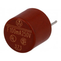 37301000410; Fuse: fuse; quick blow; 100mA; 250VAC; TR5; Package: bag; LITTELFUSE