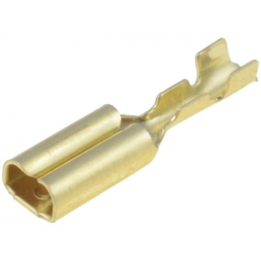 3762A.60; Terminal: flat; 2.8mm; 0.8mm; female; 0.14÷0.3mm2; crimped; brass; VOGT 3762A.60; Terminal: flat; 2.8mm; 0.8mm; female; 0.14÷0.3mm2; crimped; brass; VOGT