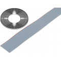 3801/14 (100FT); Wire: ribbon; 1.27mm; stranded; Cu; 14x26AWG; unshielded; PVC; grey; 3M 3801/14 (100FT); Wire: ribbon; 1.27mm; stranded; Cu; 14x26AWG; unshielded; PVC; grey; 3M