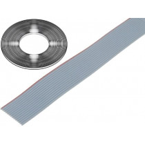 3801/14 (100FT); Wire: ribbon; 1.27mm; stranded; Cu; 14x26AWG; unshielded; PVC; grey; 3M