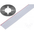 3801/16 (100FT); Wire: ribbon; 1.27mm; stranded; Cu; 16x26AWG; unshielded; PVC; grey; 3M 3801/16 (100FT); Wire: ribbon; 1.27mm; stranded; Cu; 16x26AWG; unshielded; PVC; grey; 3M