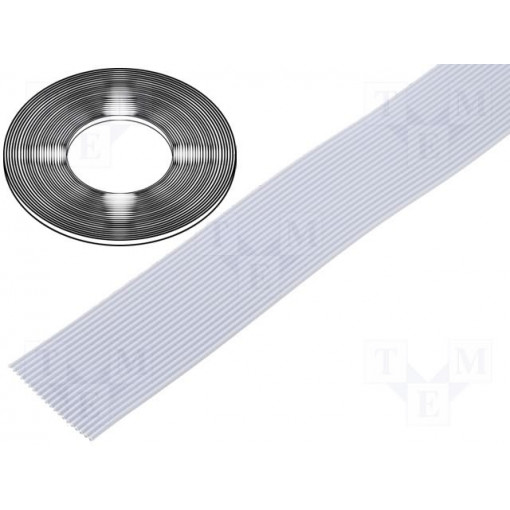 3801/20 (100FT); Wire: ribbon; 1.27mm; stranded; Cu; 20x26AWG; unshielded; PVC; grey; 3M